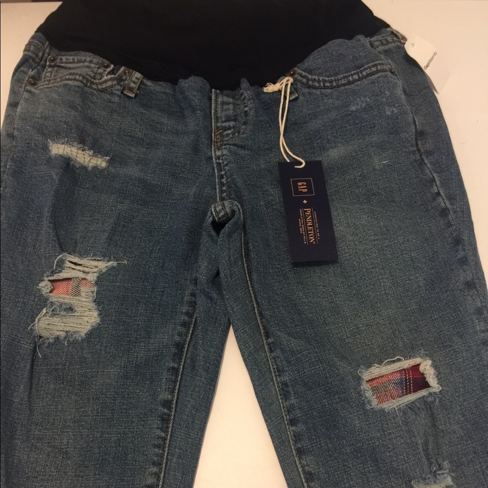 Gap Pendleton Maternity Jeans.  Brand new.